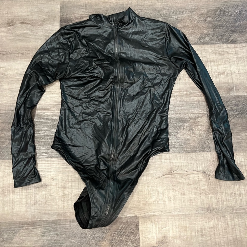 Love Honey Wet Look Bodysuit